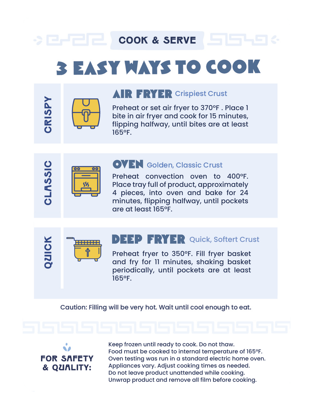 Cooking Instructions