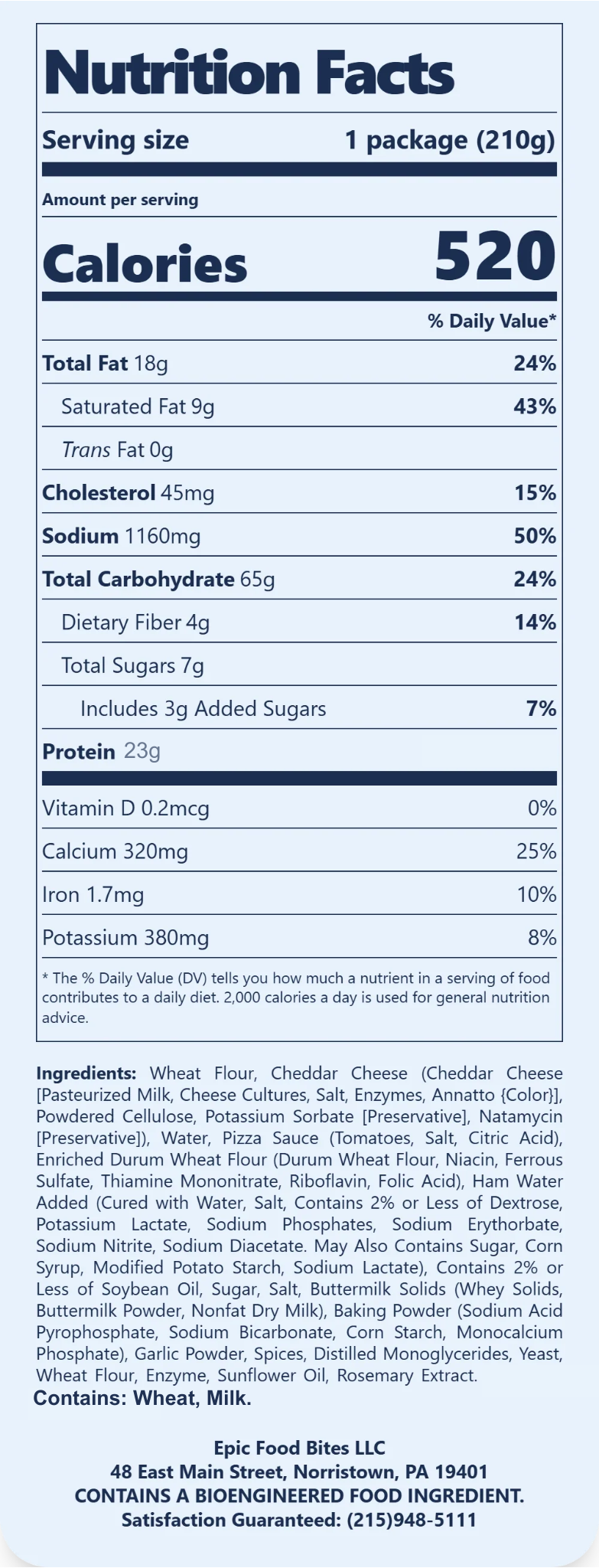 Ham & Cheddar Medium Retail