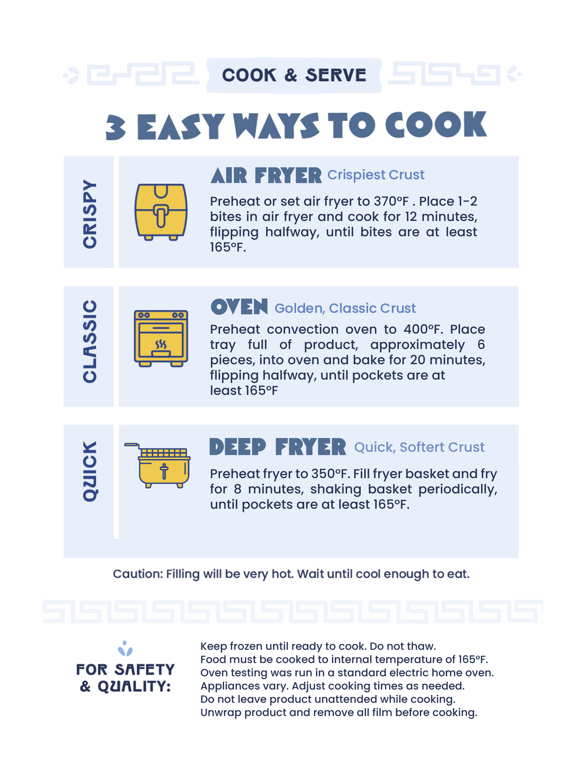 Cooking Instructions