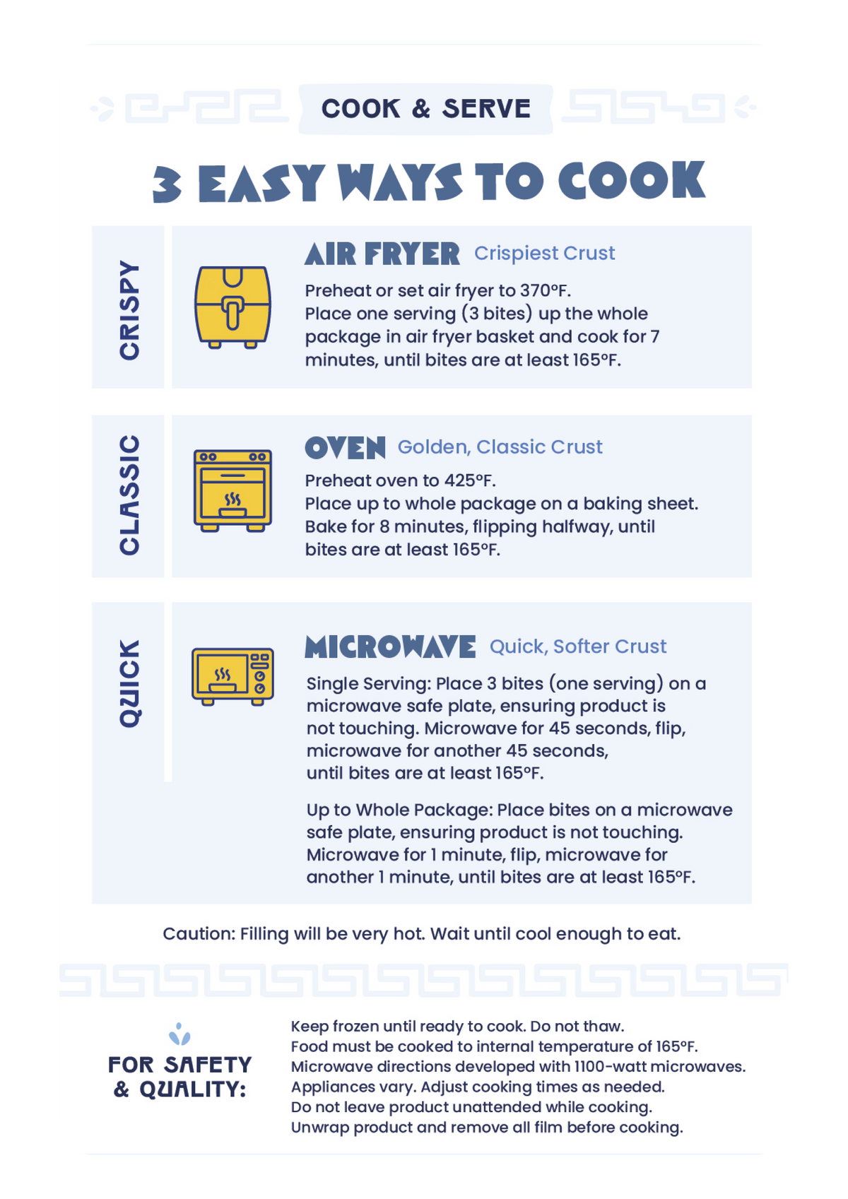 Cooking Instructions